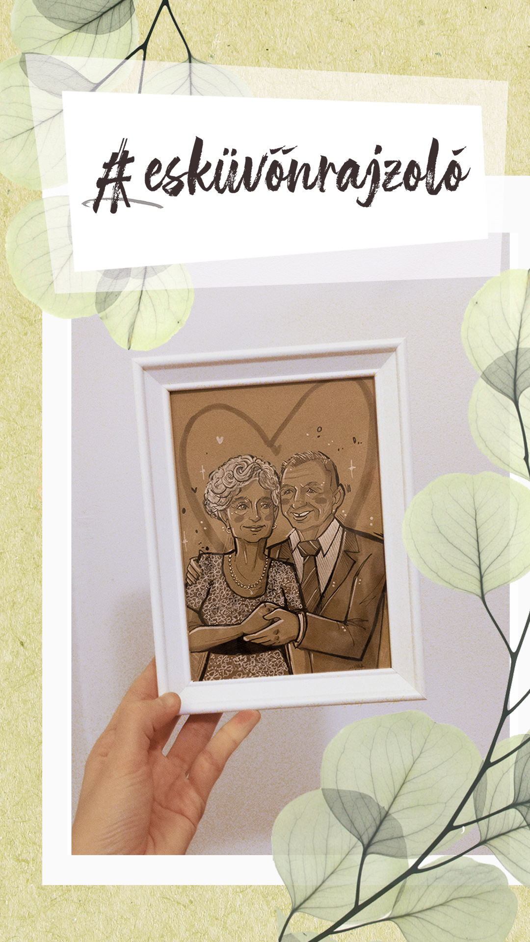 Szülőköszöntő ajándéktipp: nagyszülőkről készült meseportré esküvőre