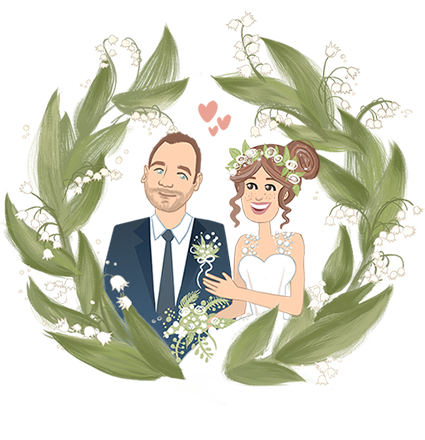 eskuvonrajzolo weblap elem - Meseportré esküvőre | Esküvői program | #ESKÜVŐNRAJZOLÓ